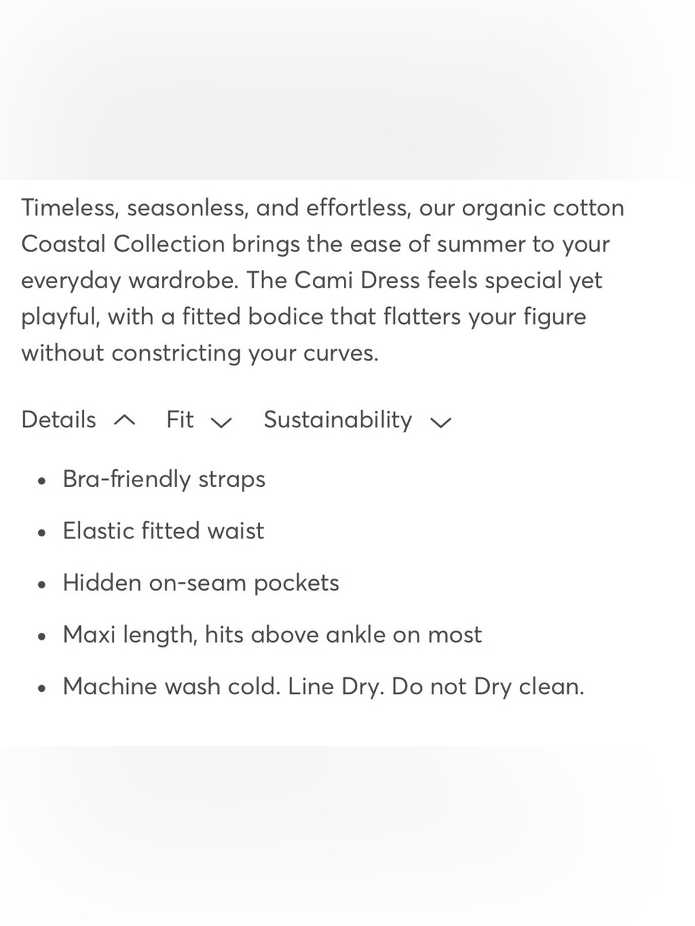 Organic Coastal Double Gauze Cami Dress - Bohemian Dreams Black - Picture 6 of 8